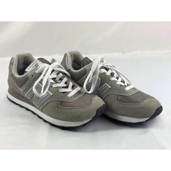 Size 7,5 Women's - Tried On New Balance 574 Core Pack Grey / Grey - Picture 2 of 11